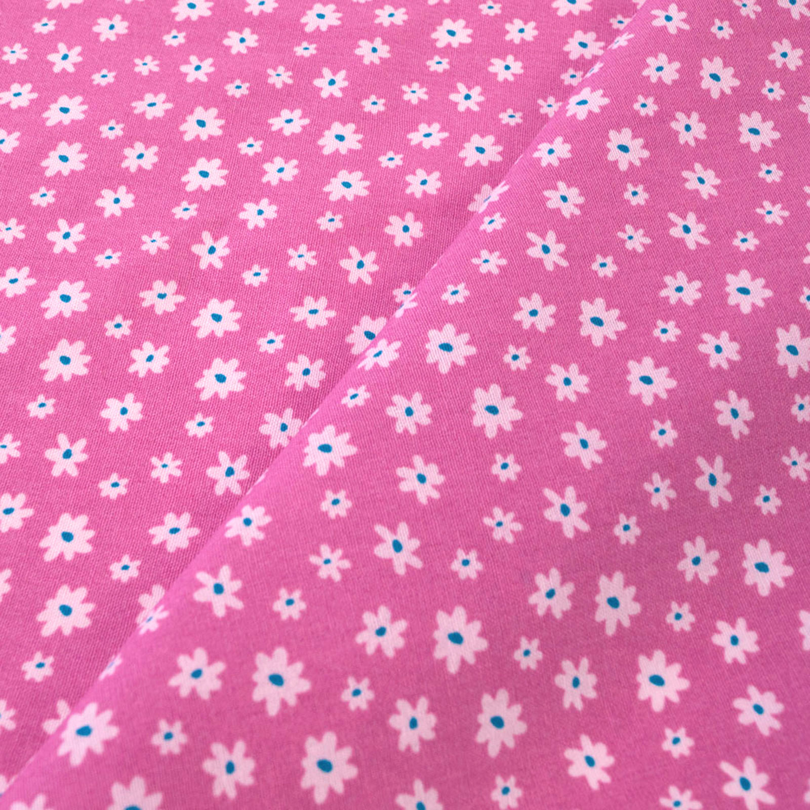 Tessuto di cotone Fiori – pink