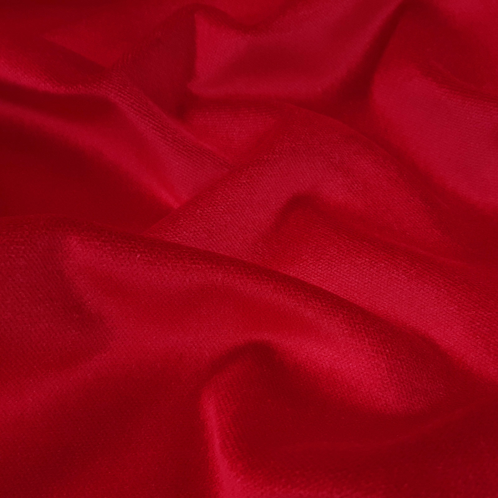 Friedrich - Tessuto da rivestimento - Velluto - Ritardante di fiamma - Rosso