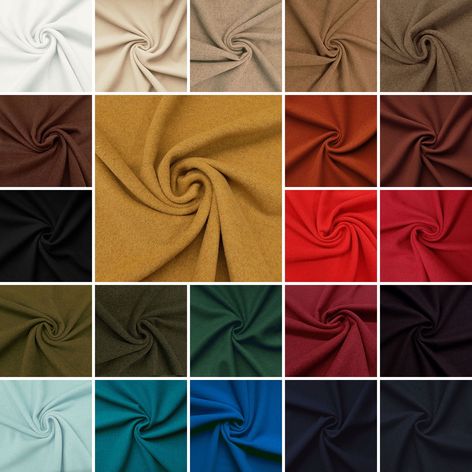 Gaby - Tessuto per tende e decorazioni in lana, velluto di lana
