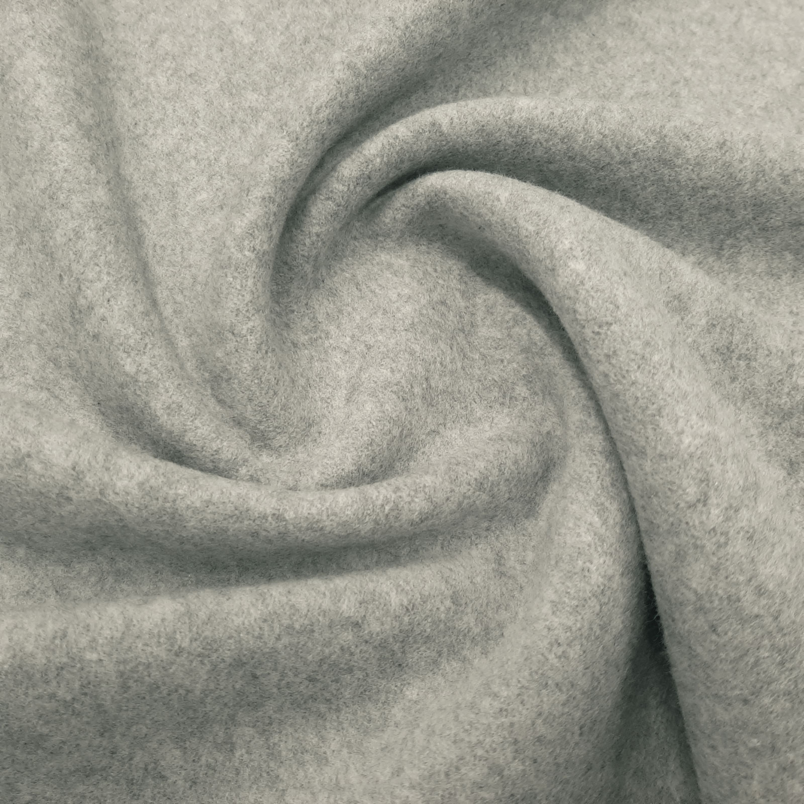 Organic Cotton Fleece - Pile di cotone di alta qualità – Cotone biologico - Grigio chiaro melange