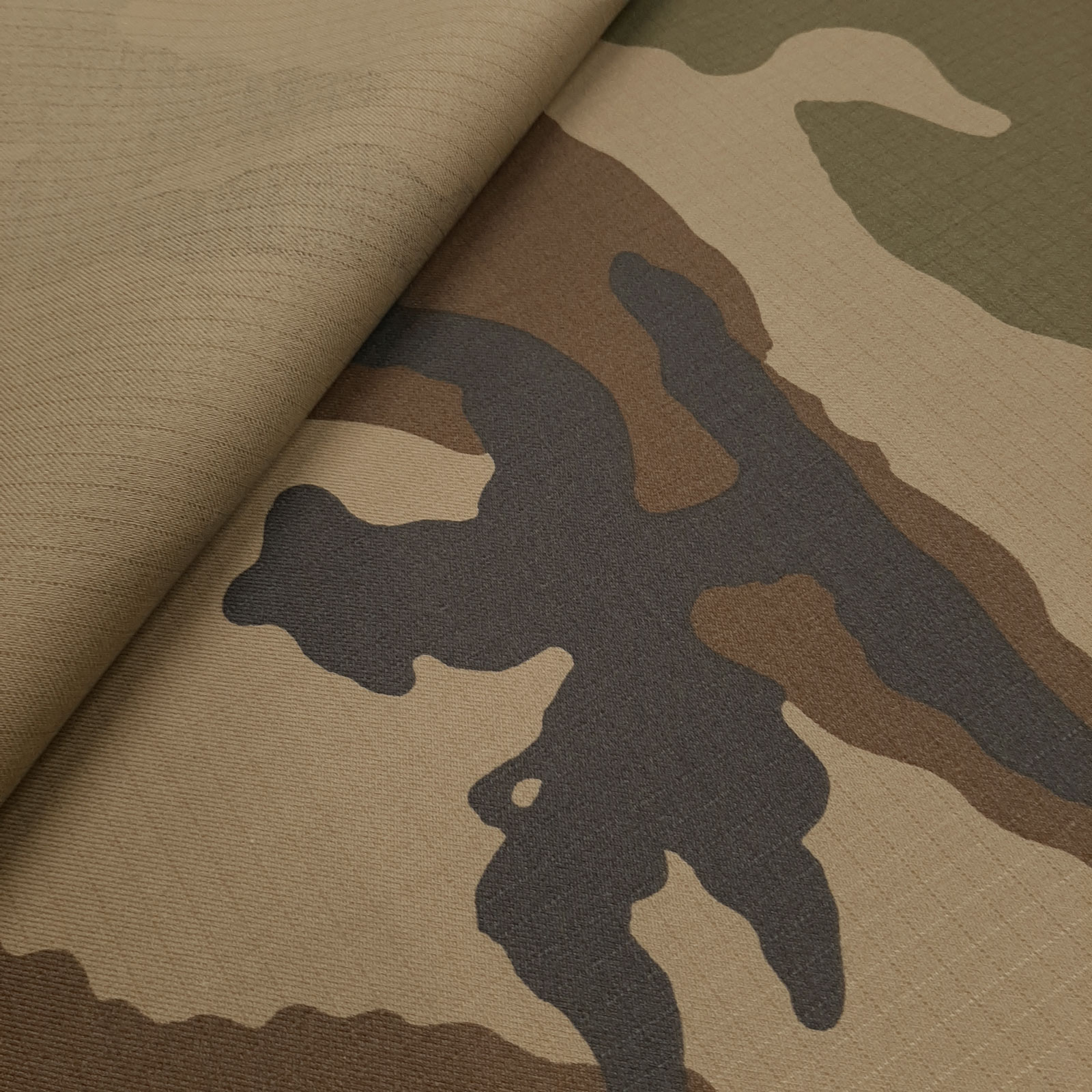 Aramid France Camouflage - Stampa mimetica Ripstop con UPF 50+