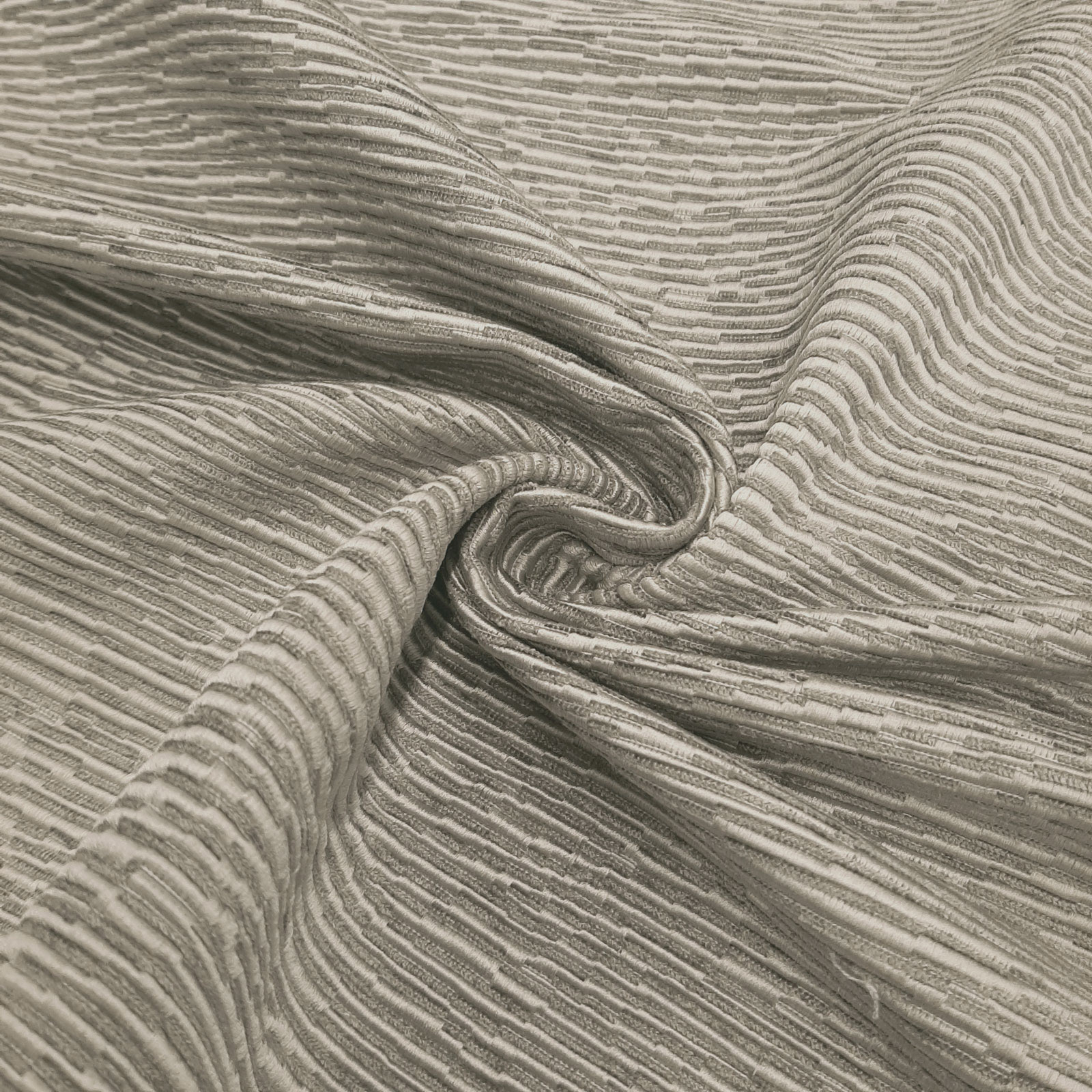 Sahco® Costes - Tessuto per tappezzeria di design con seta – Argento