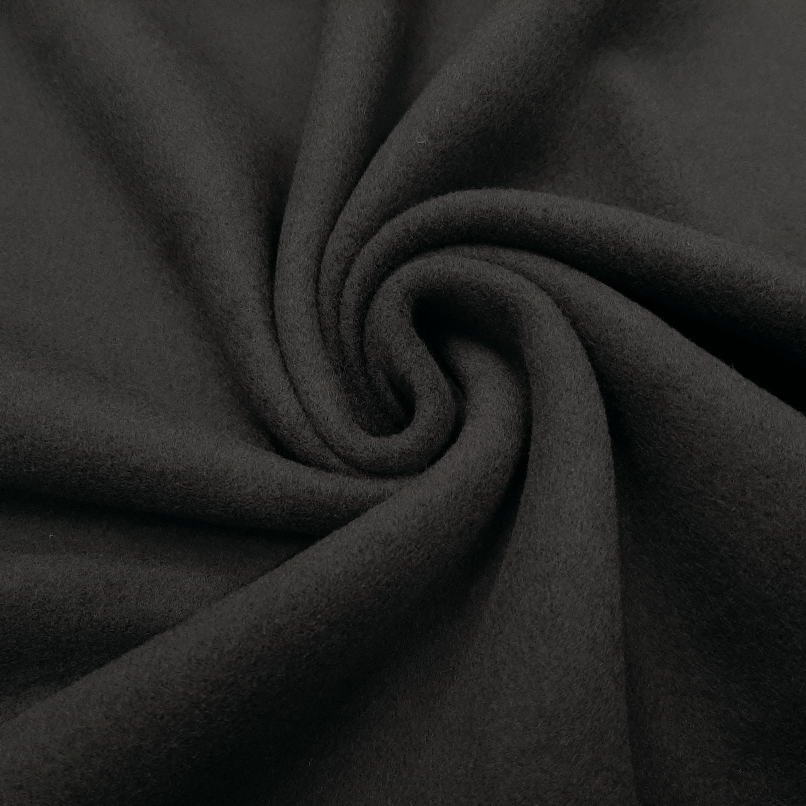 Organic Cotton Fleece - Pile di cotone di alta qualità – Cotone biologico – Nero