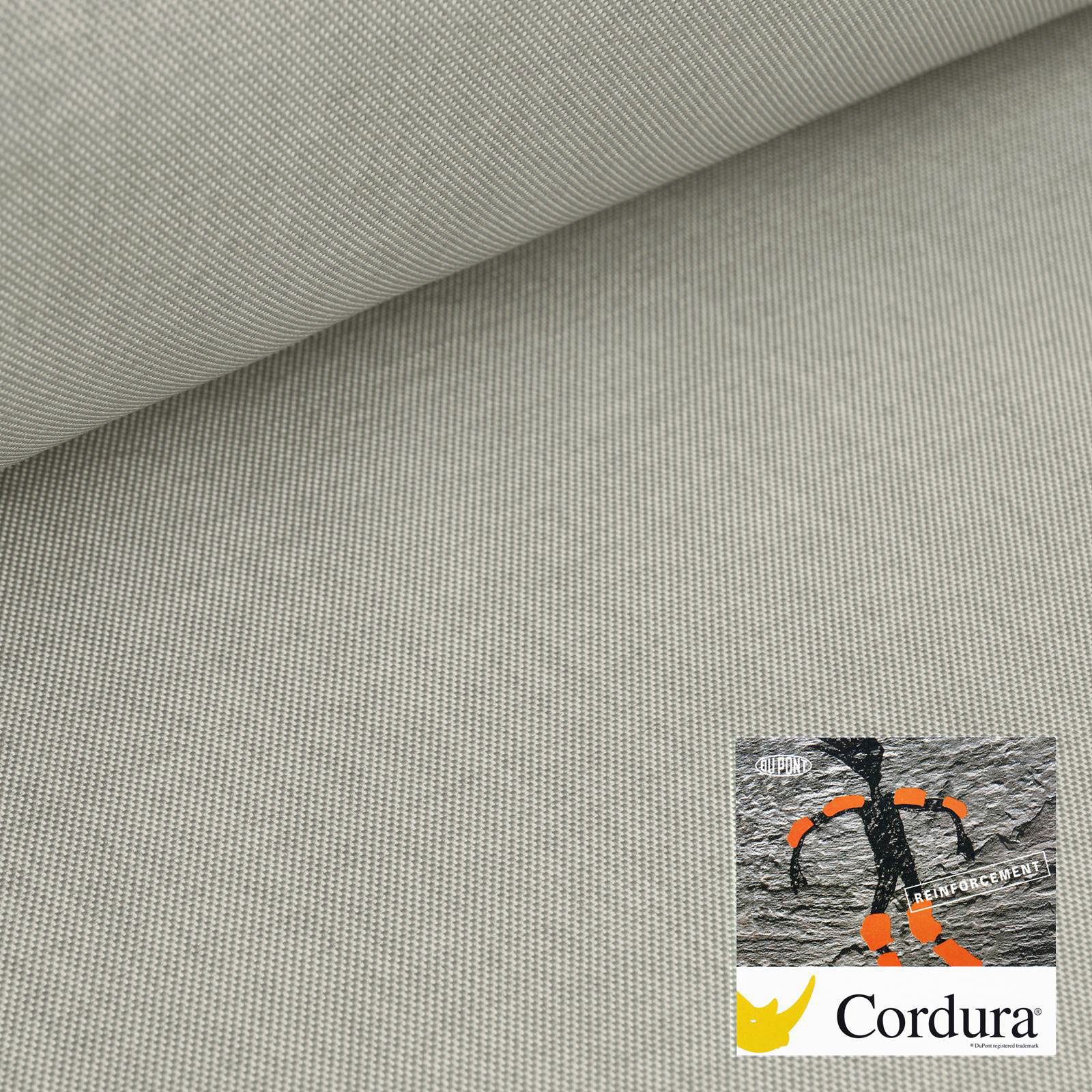 Cordura® Titan - Tessuto 560 dtex con impregnazione BIONIC FINISH® ECO - Argento grigio