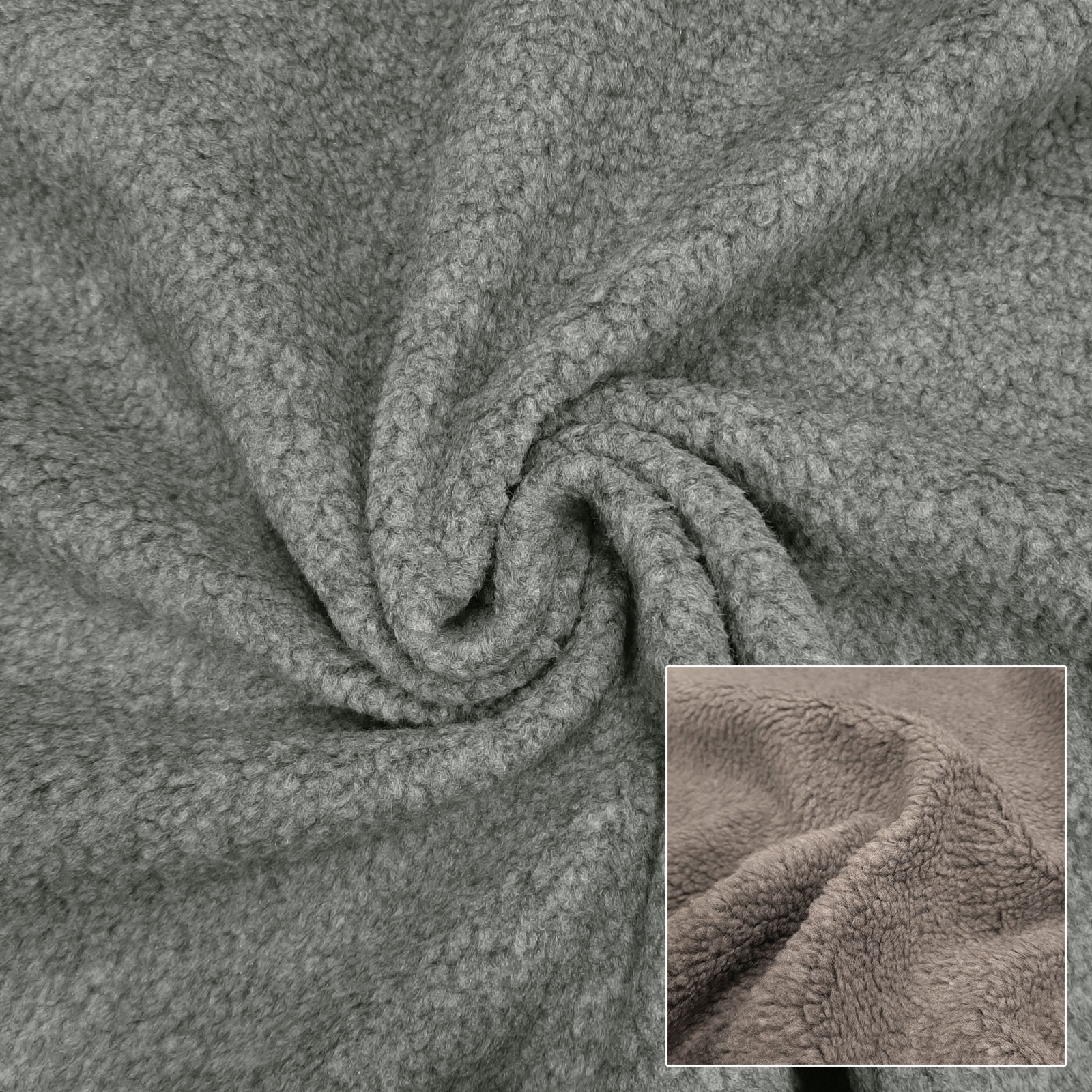 Addy - Pelle di agnello a doppia trama in lana termica / maglia
