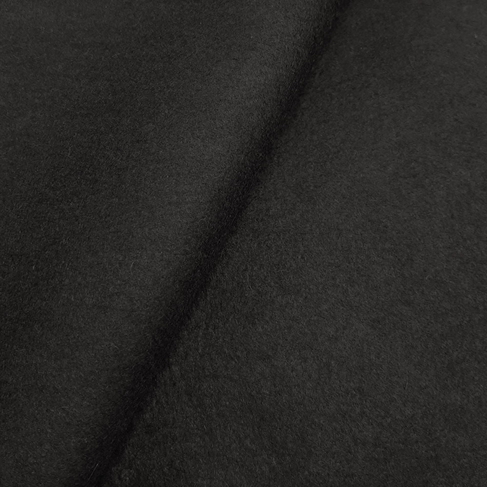 Gideon - feltro di lana 100% / feltro per colletti - feltro artigianale – nero