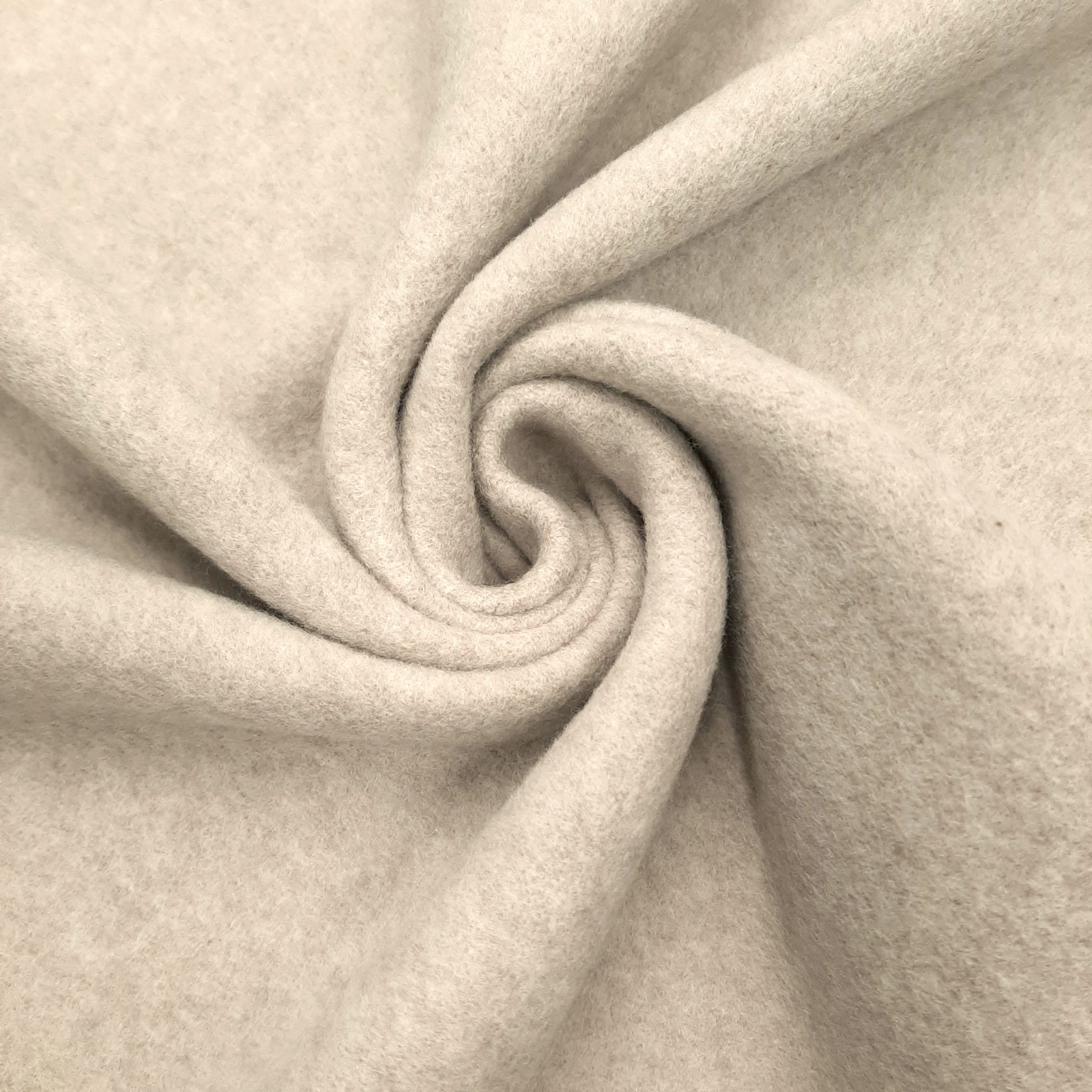 Organic Cotton Fleece - Pile di cotone di alta qualità – Cotone biologico - Beige melange