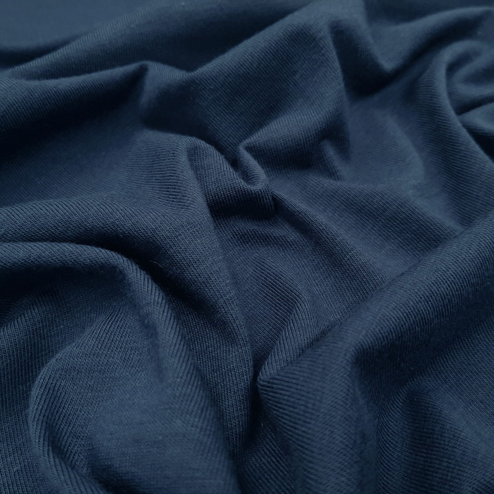 Oeko-Tex® in jersey di cotone - Oscuro blu