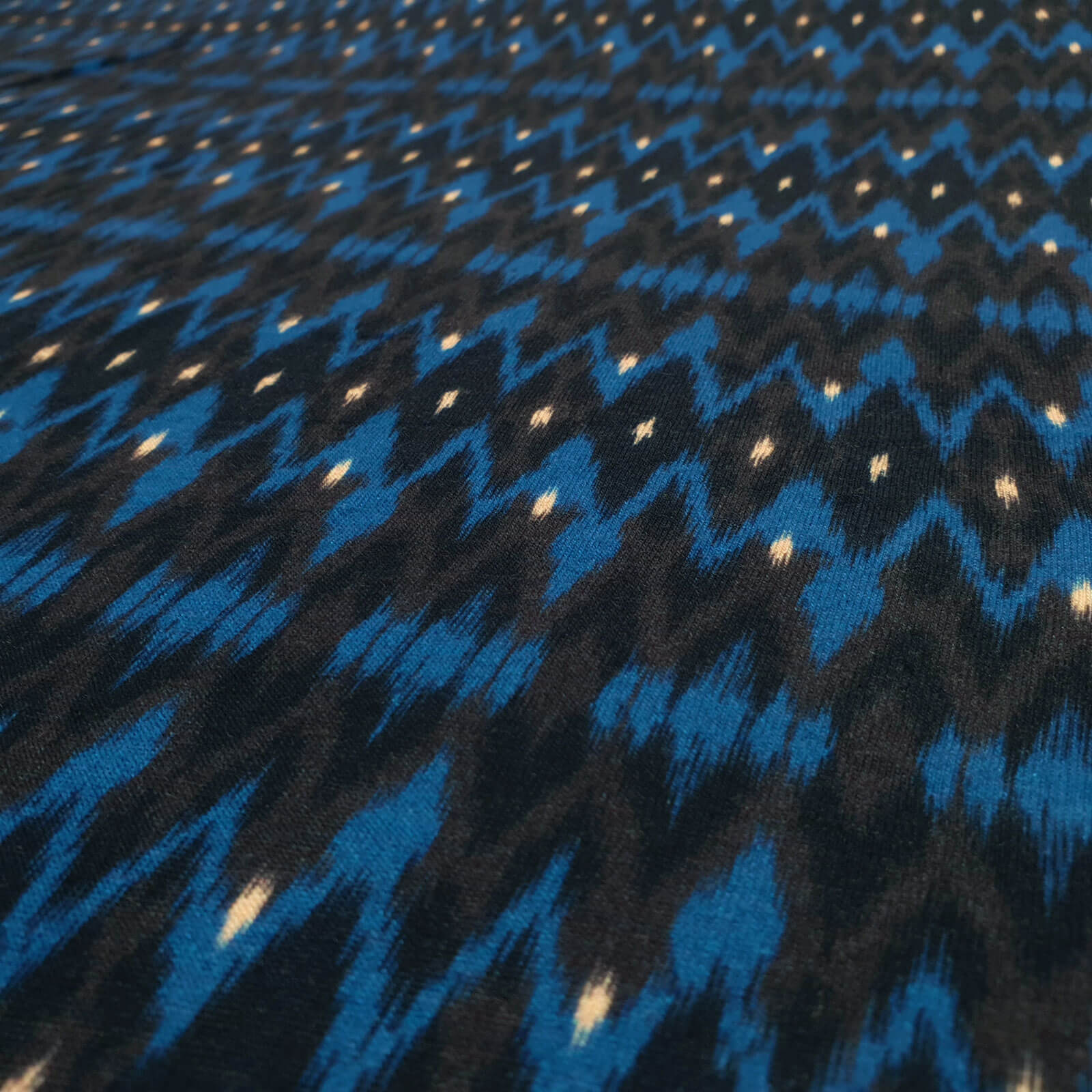 Diallo - Maglia in cotone con disegno - Blu-Nero-Rosé