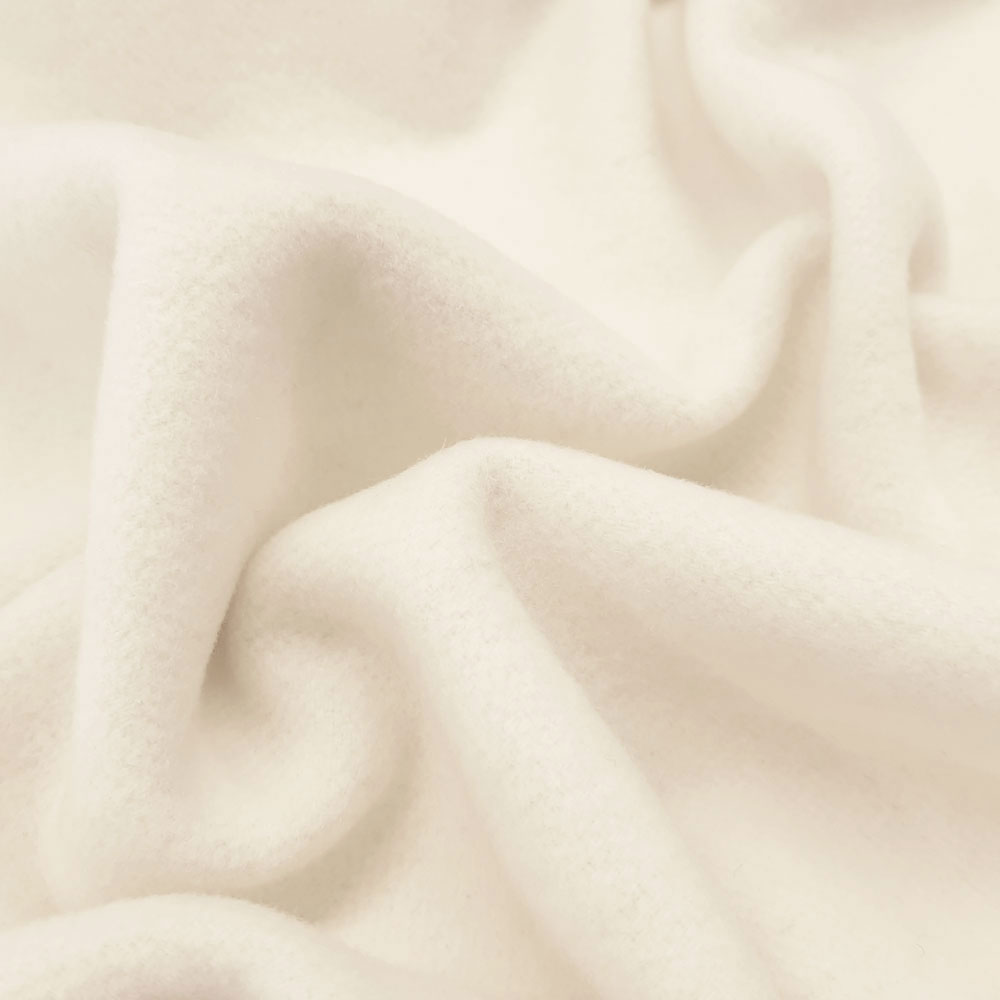 Mountain - Tessuto in lana cashmere, lana per cappotti - Natura Ecrù