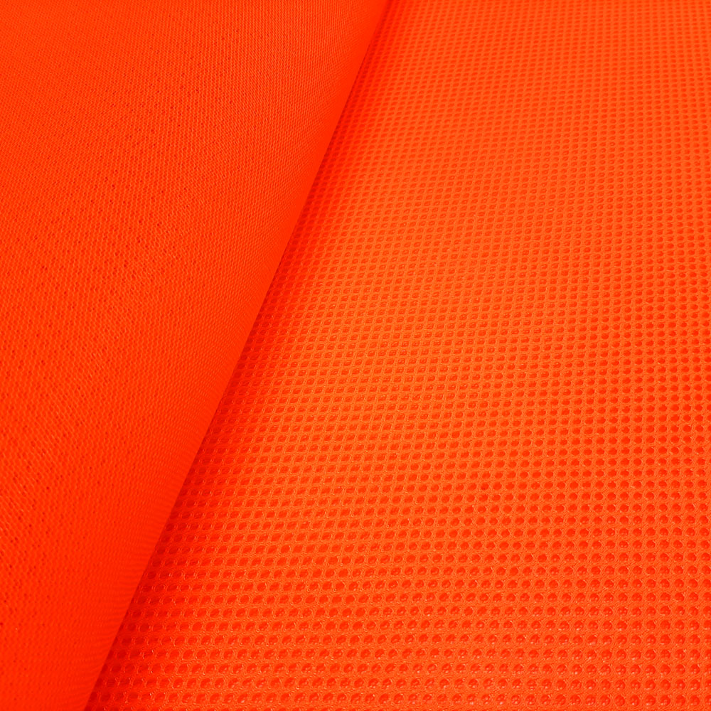 Air Mesh - tessuto a rete Oeko-Tex® 3D - Arancione neon (EN 20471)