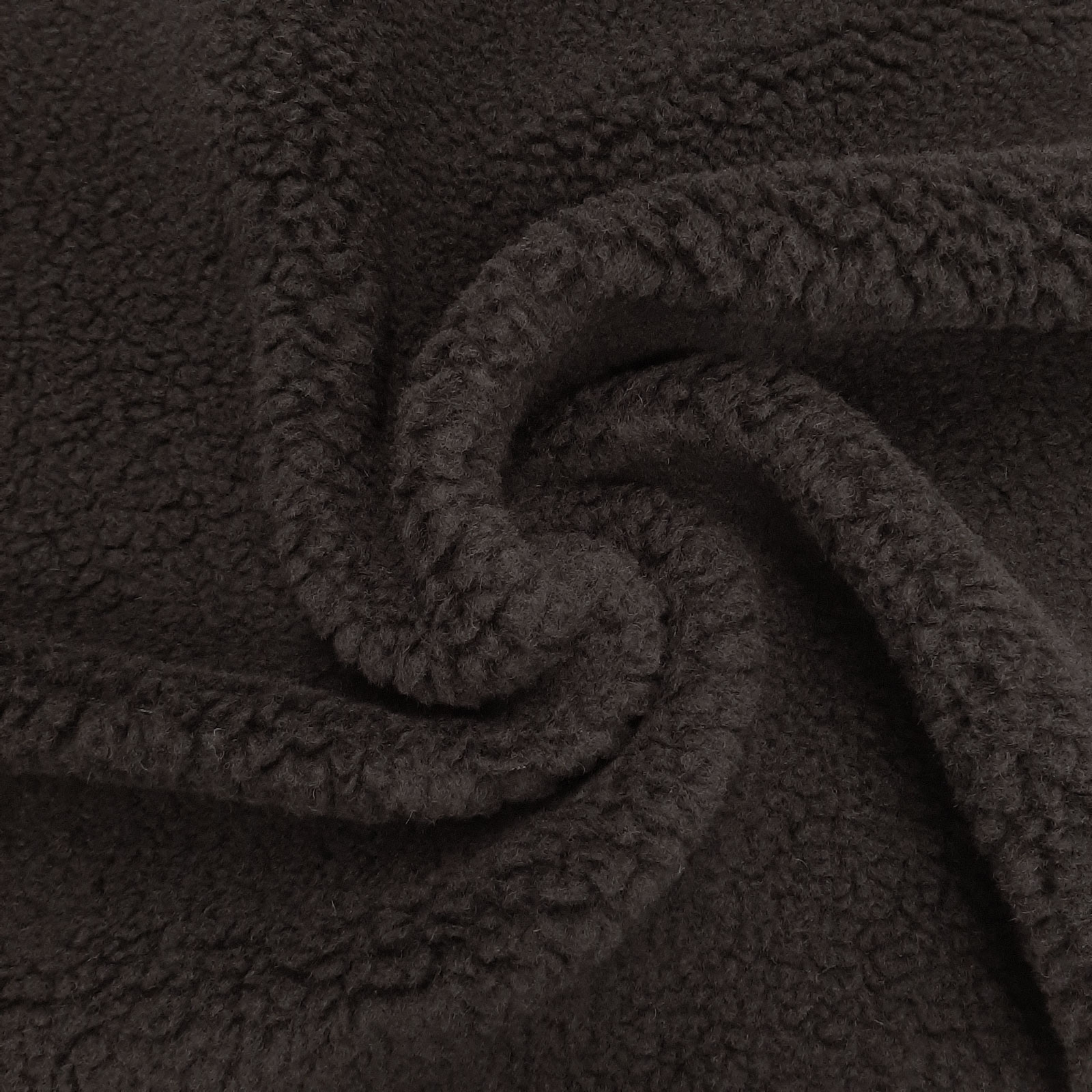 Shaun - peluche in pura lana vergine Oeko-Tex® - nero - per 10 cm