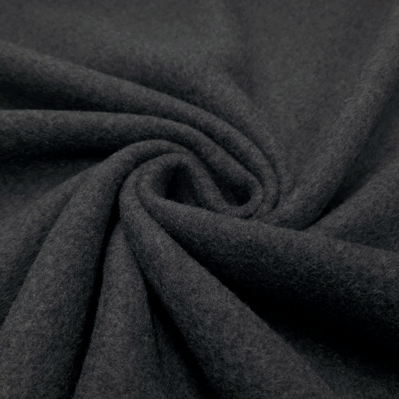 Organic Cotton Fleece - Pile di cotone di alta qualità – Cotone biologico - Antracite Melange