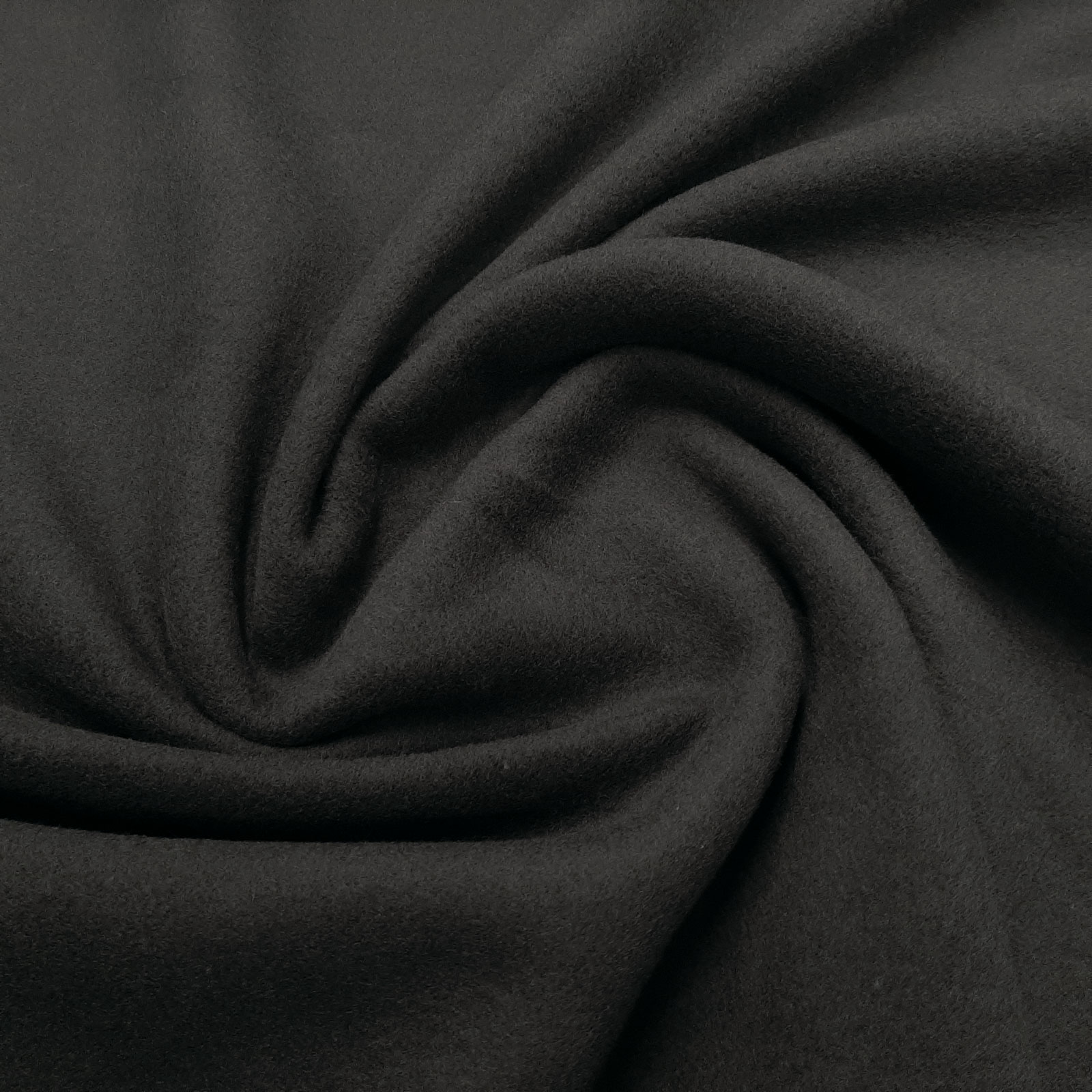 Organic Cotton Fleece - Pile di cotone di alta qualità – Cotone biologico – Nero