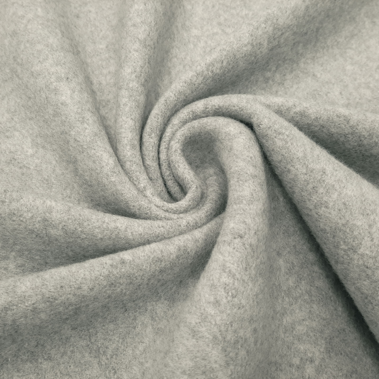 Organic Cotton Fleece - Pile di cotone di alta qualità – Cotone biologico - Grigio chiaro melange