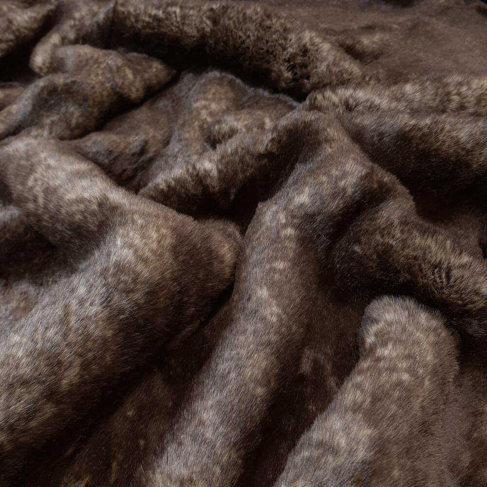 Pelliccia intrecciata Wombat - imitazione della pelliccia intrecciata - per 10cm 